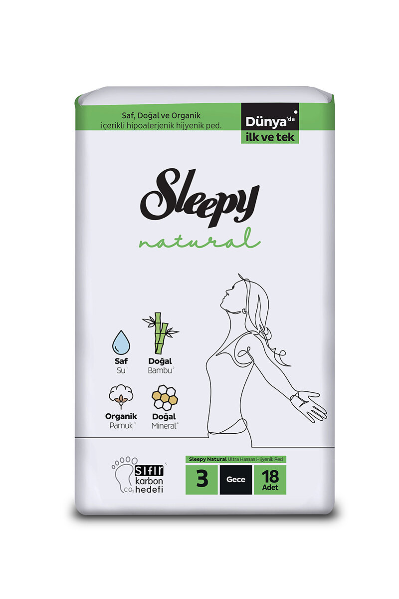 Sleepy Natural Ped Super Eko Gece 18'li