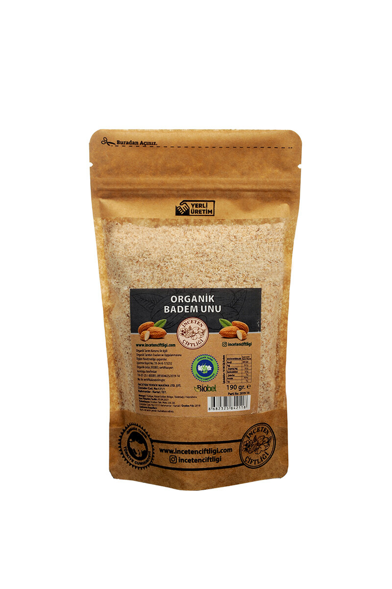 İnceten Organik Badem Unu 190 g