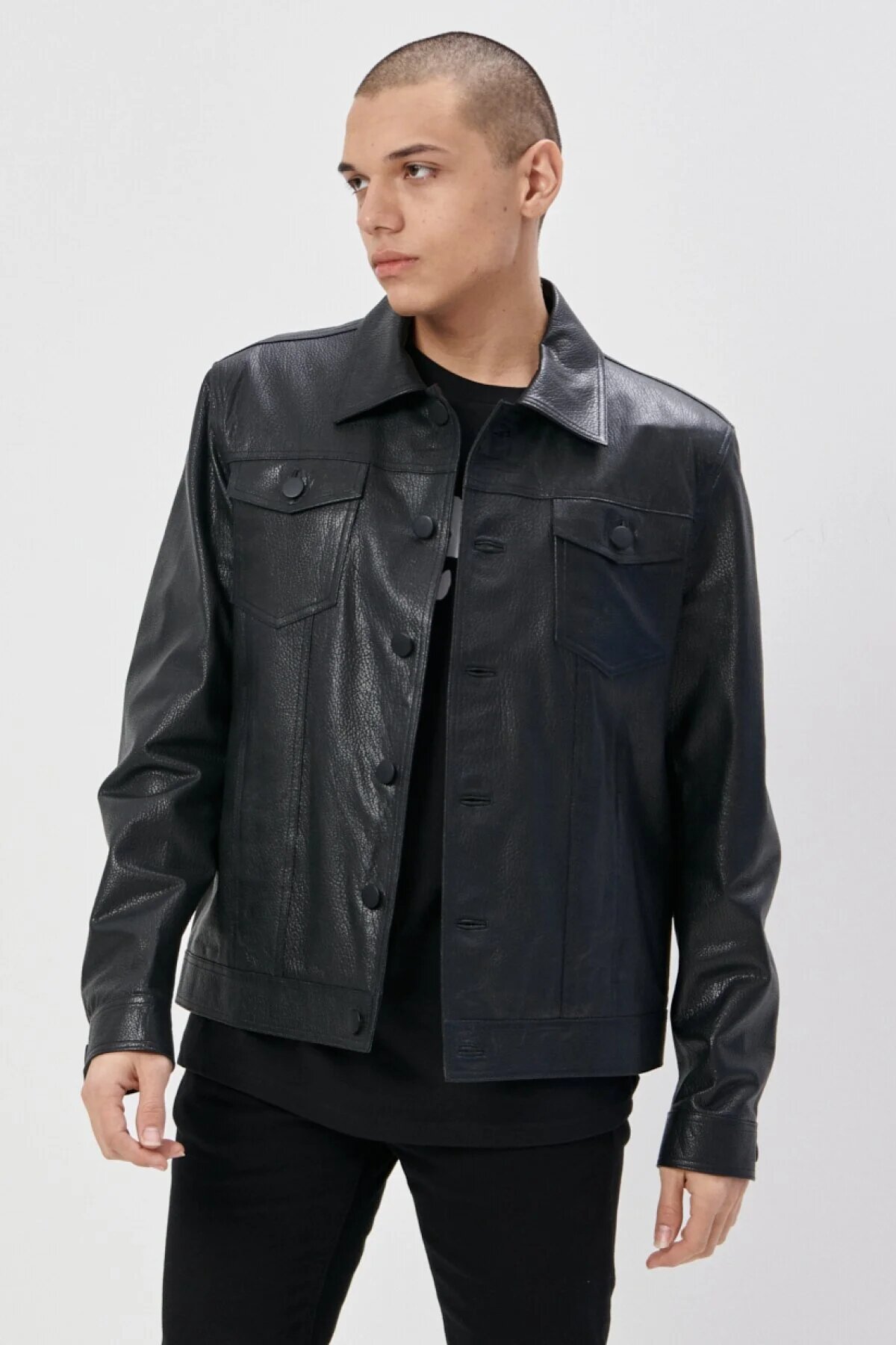 Lee Erkek Deri Ceket K-BY89922275