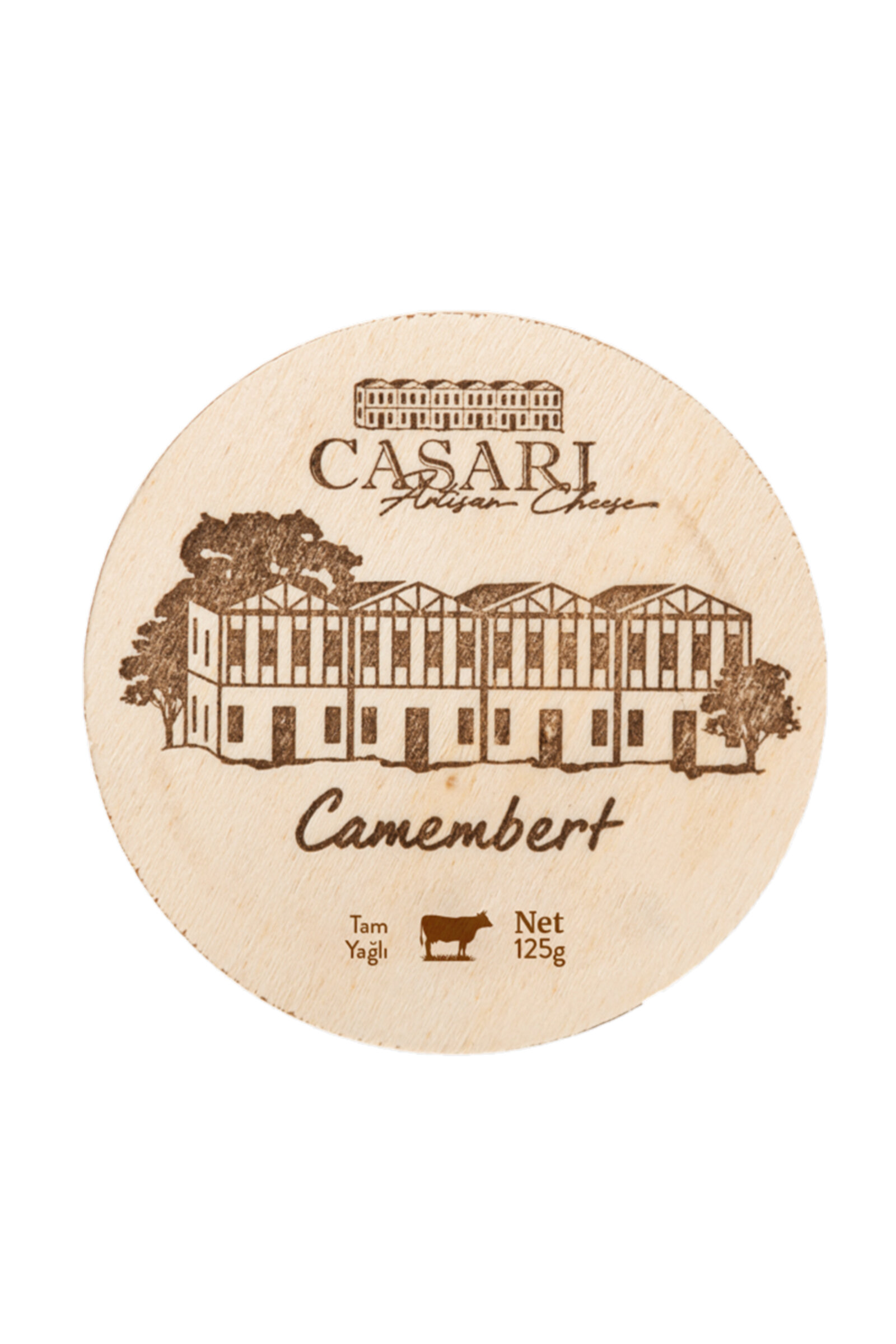 Casari Camembert Peyniri 125 G (Ahşap Kutu)