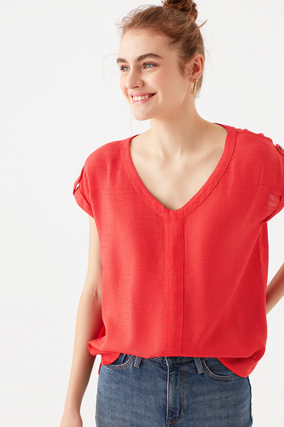 Mavi Kadın Bluz 122504-30648