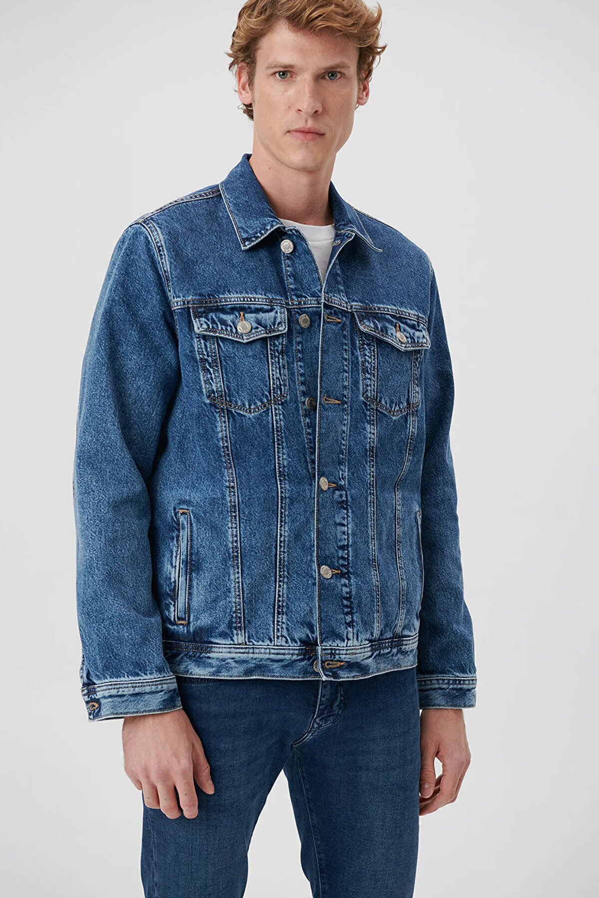 Mavi Erkek Kot Ceket 010143-32230