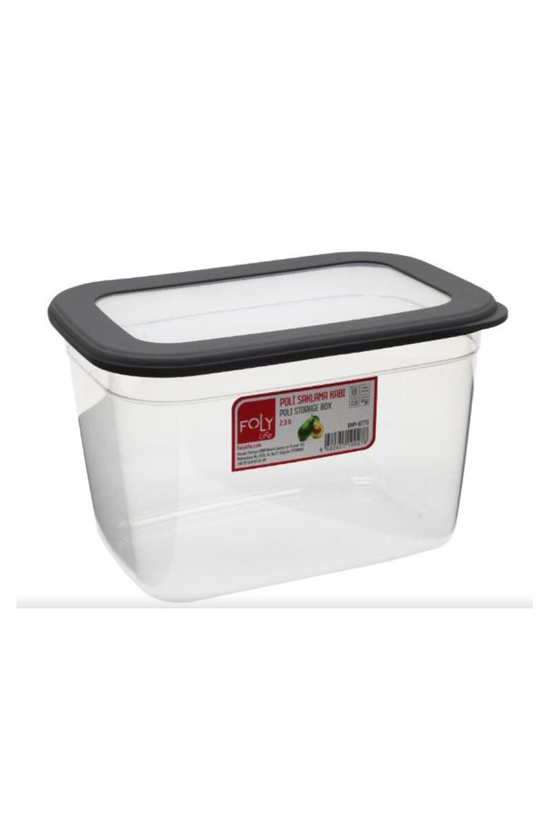 Poli Saklama Kabı 2.3 L