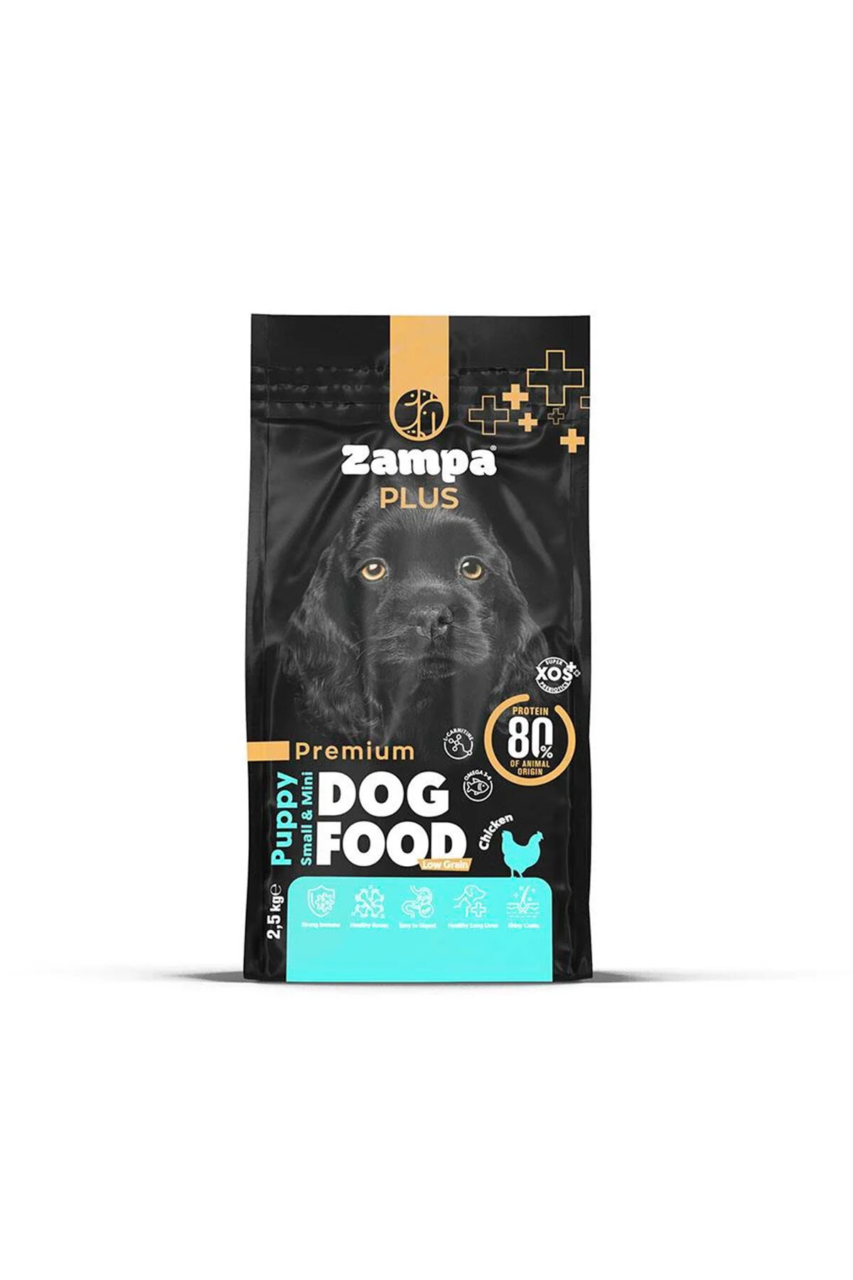 ZAMPA PLUS Yavru Köpekler için Tavuk Etli Premium Kuru Mama 2,5KG