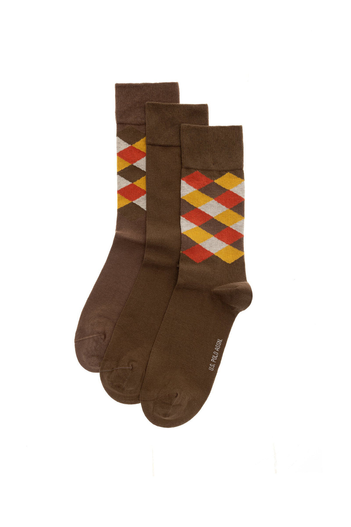 U.S. Polo Assn. Erkek 3'lü Soket Çorap CHAPEL-SK22.VR153