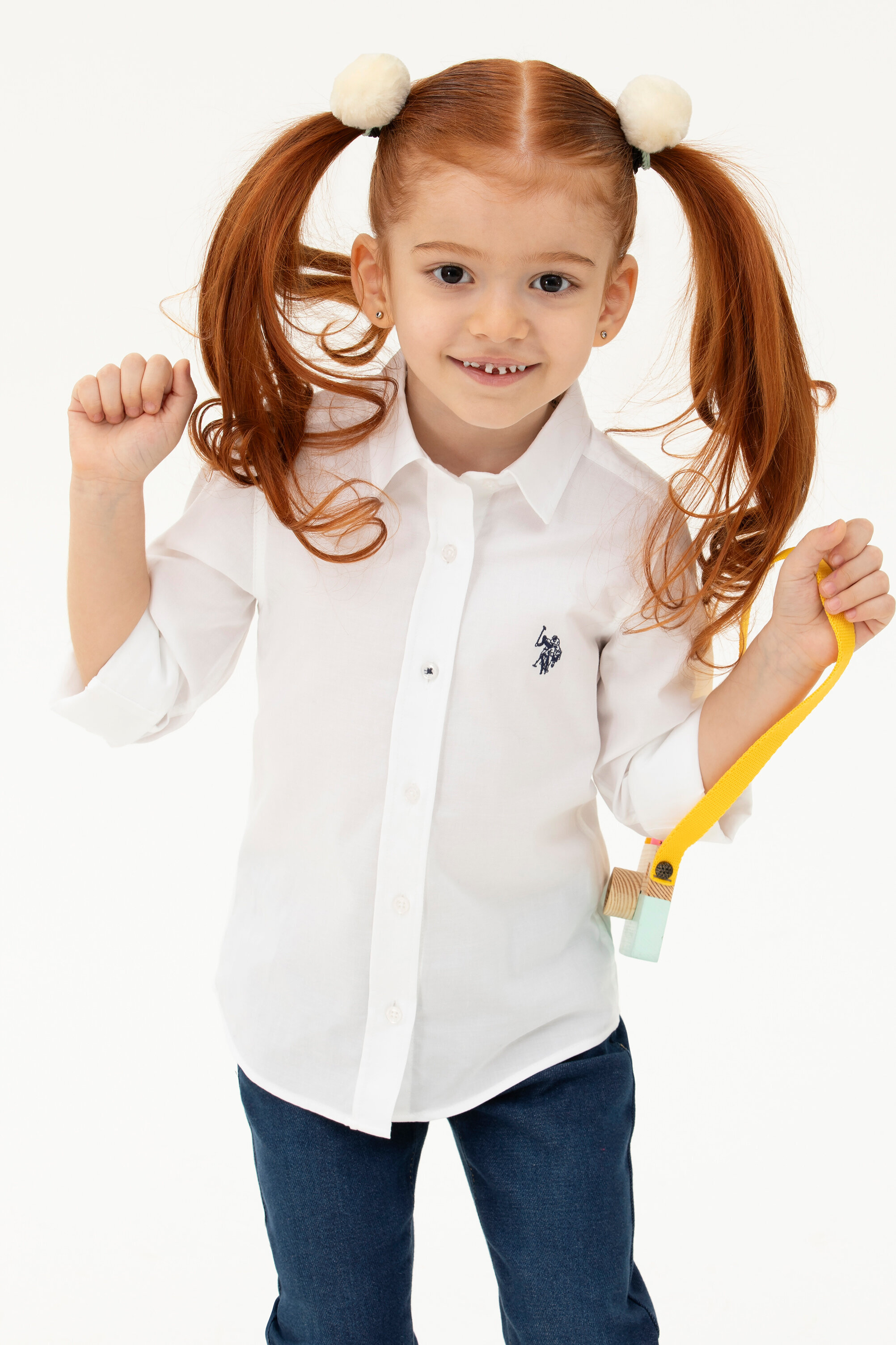 U.S Polo Assn. Kız Çocuk Gömlek G084SZ004.000.1570980.VR013