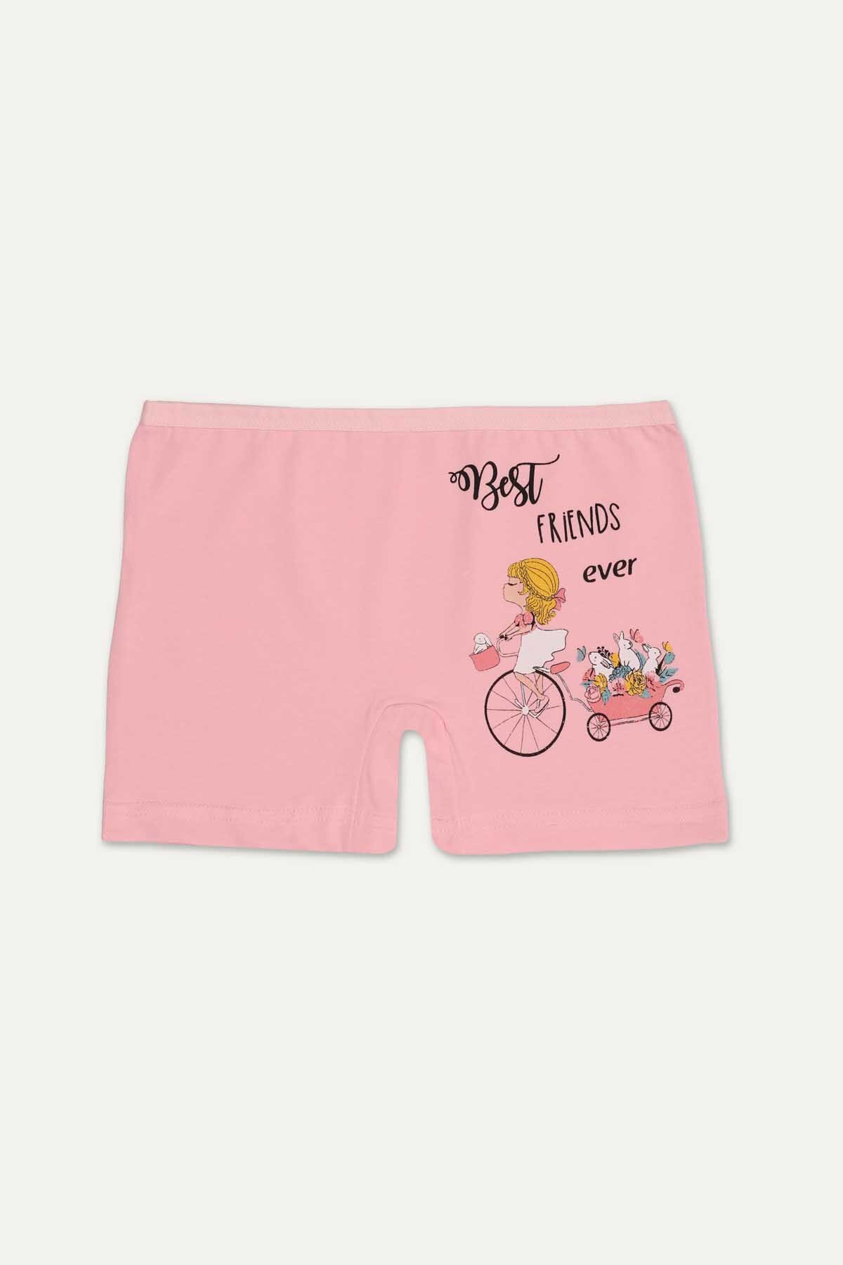 Öts Kız Çocuk Likralı Boxer 8255