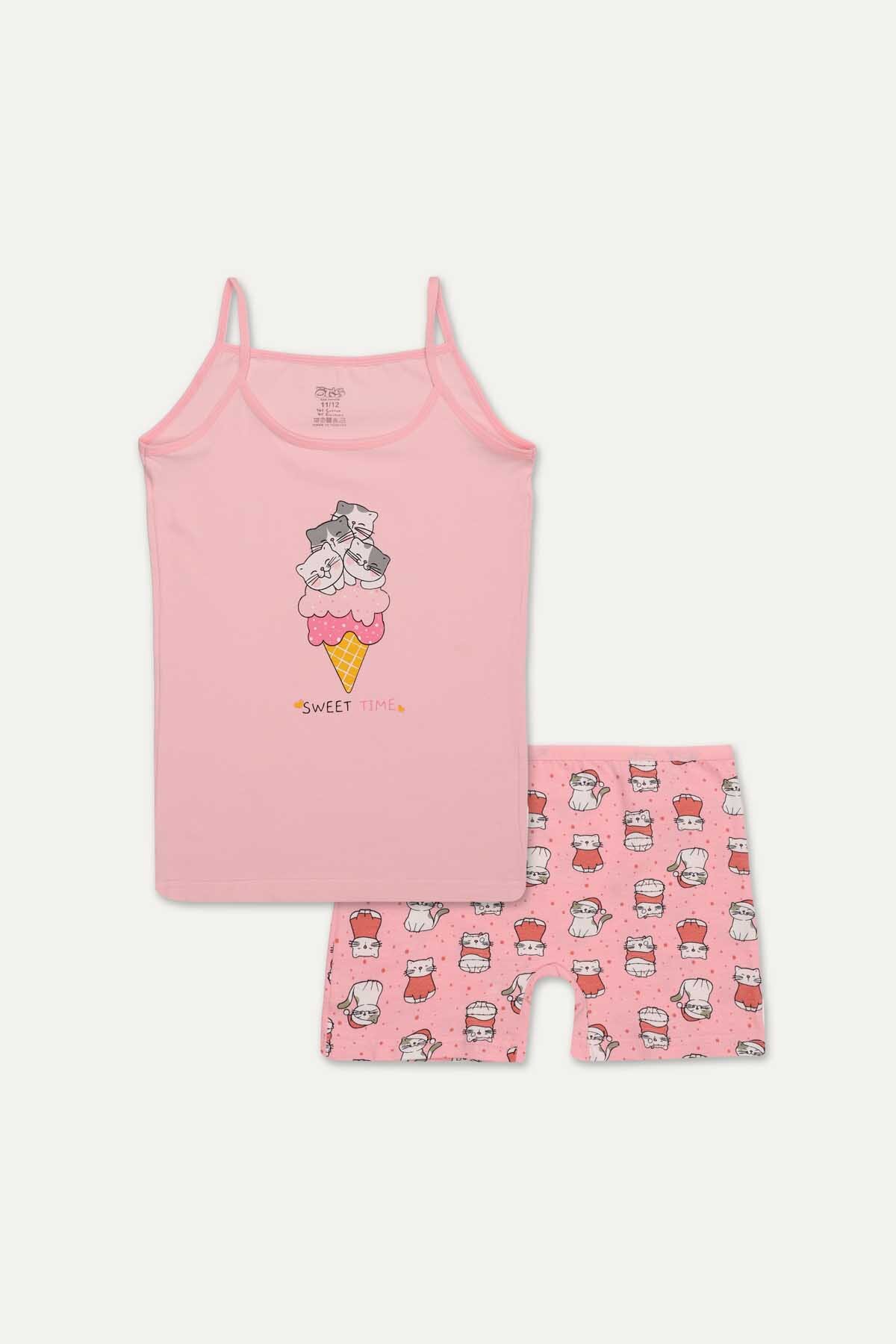 ÖTS Kız Çocuk Atlet-Külot Takım 8515.RNK