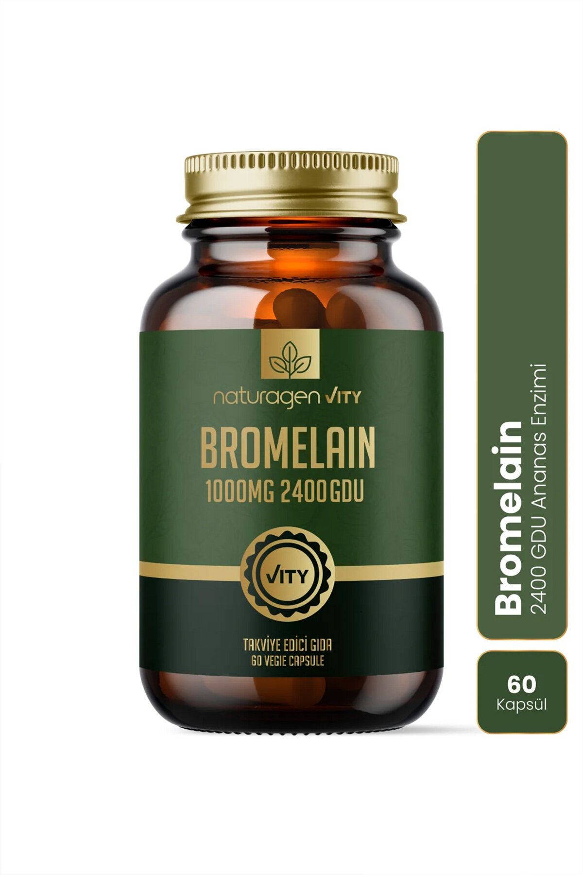 NaturagenVity Bromelain Vegan Kapsul