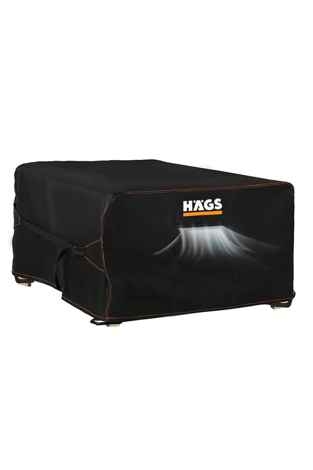 Haegs Bahçe Mobilyası Örtüsü 200x200x90cm Siyah