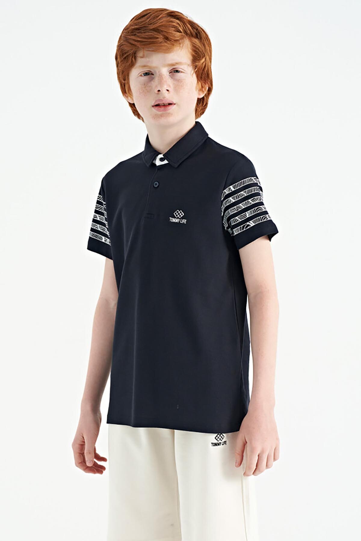 Tommy Life Erkek Çocuk Polo Yaka Tişört T13EG-11093_01