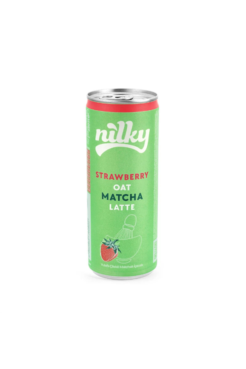 Gusto Nilky Çilek Yulaf Matcha Latte 250 ML