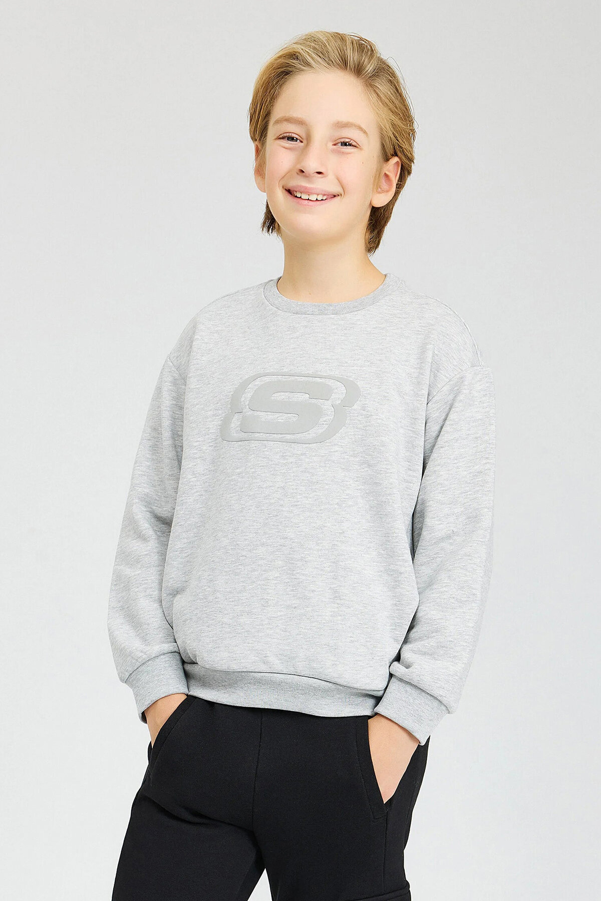 Skechers Erkek Çocuk Sweatshirt SK232065-036