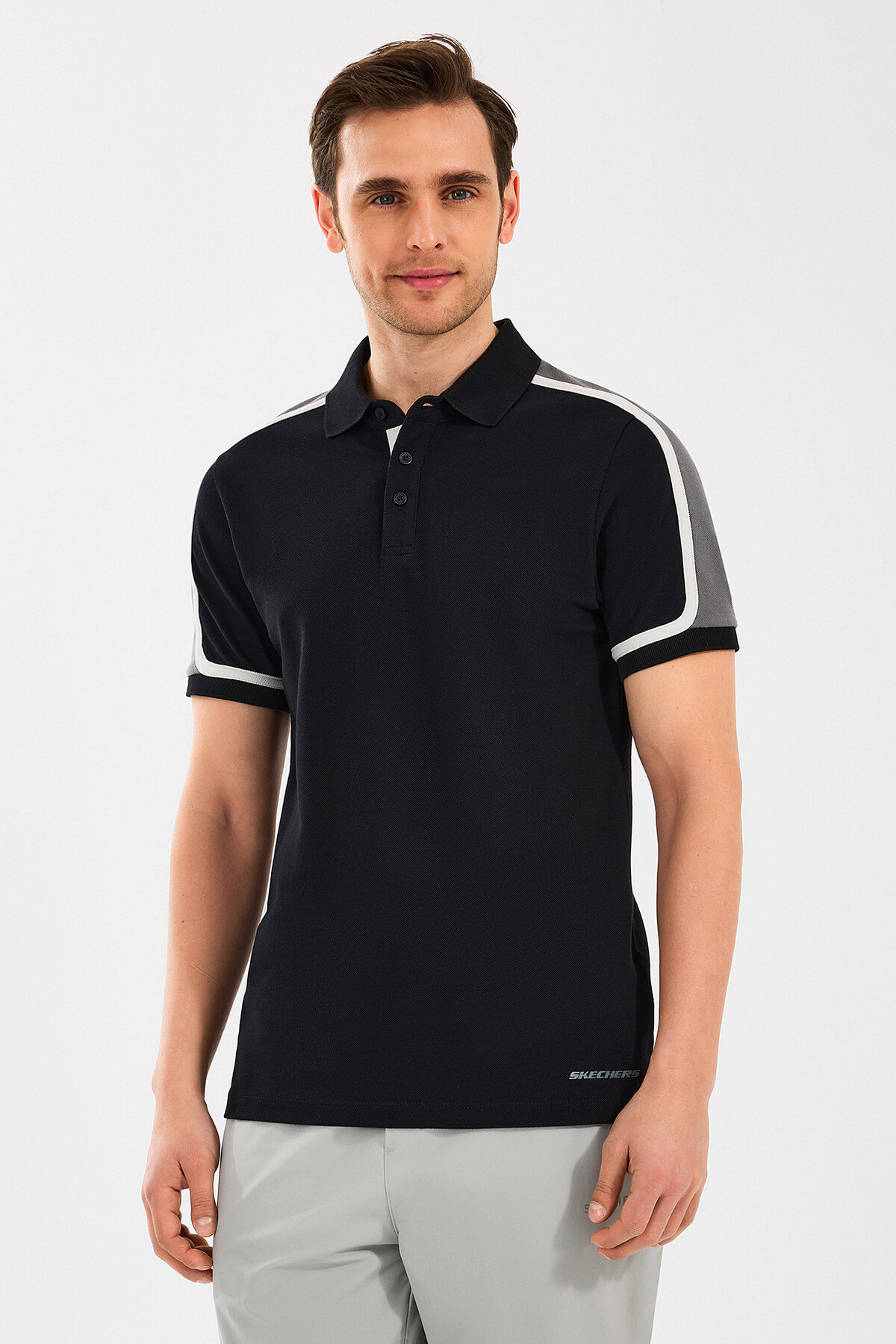 Skechers Erkek Polo Yaka Tişört S2510133-001