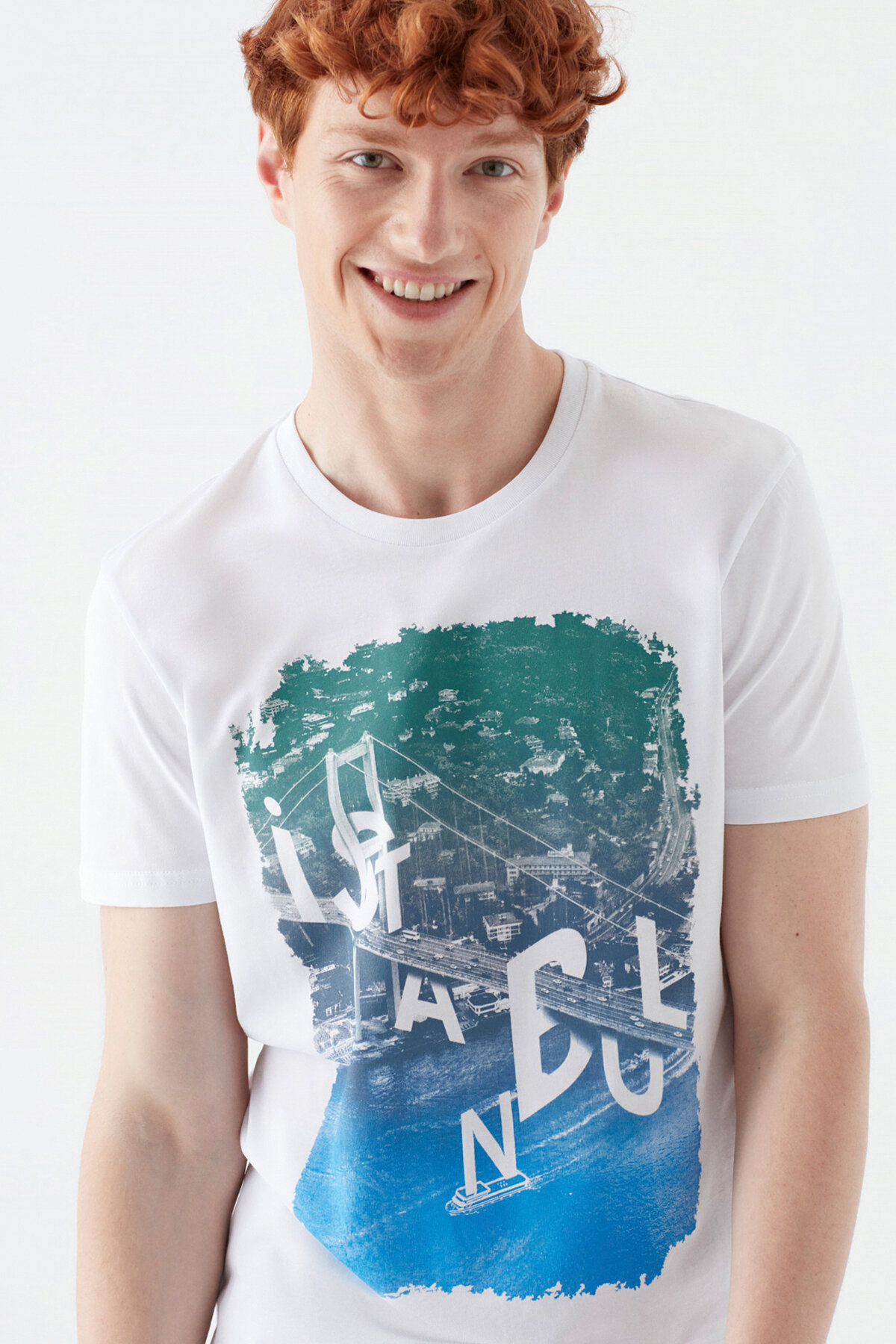 Mavi Erkek Tişört M067054-620