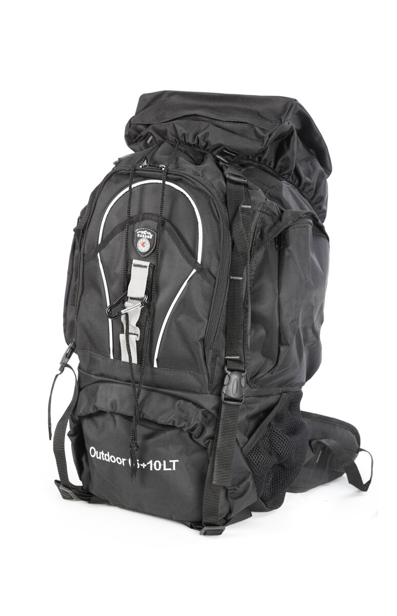 Cakard Dağcı Çantası 65+10L Siyah Ck-965