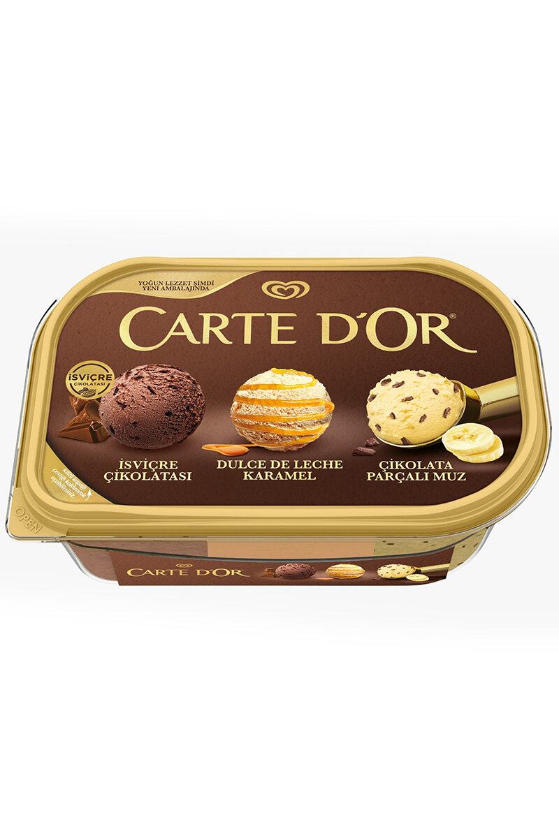 Algida Carte D'or Karamel - Muz 850 Ml