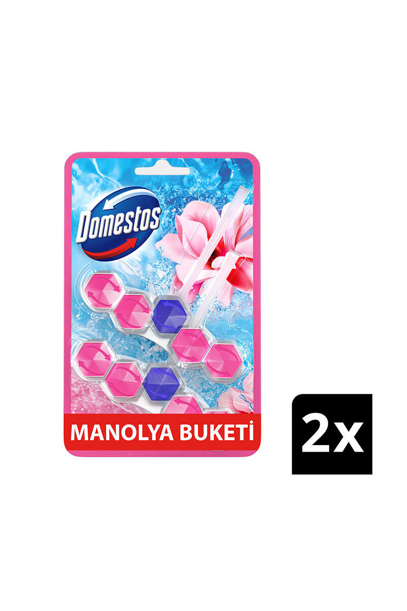 Domestos Wc Temizleyici Blok 2x5'li Güç Manolya
