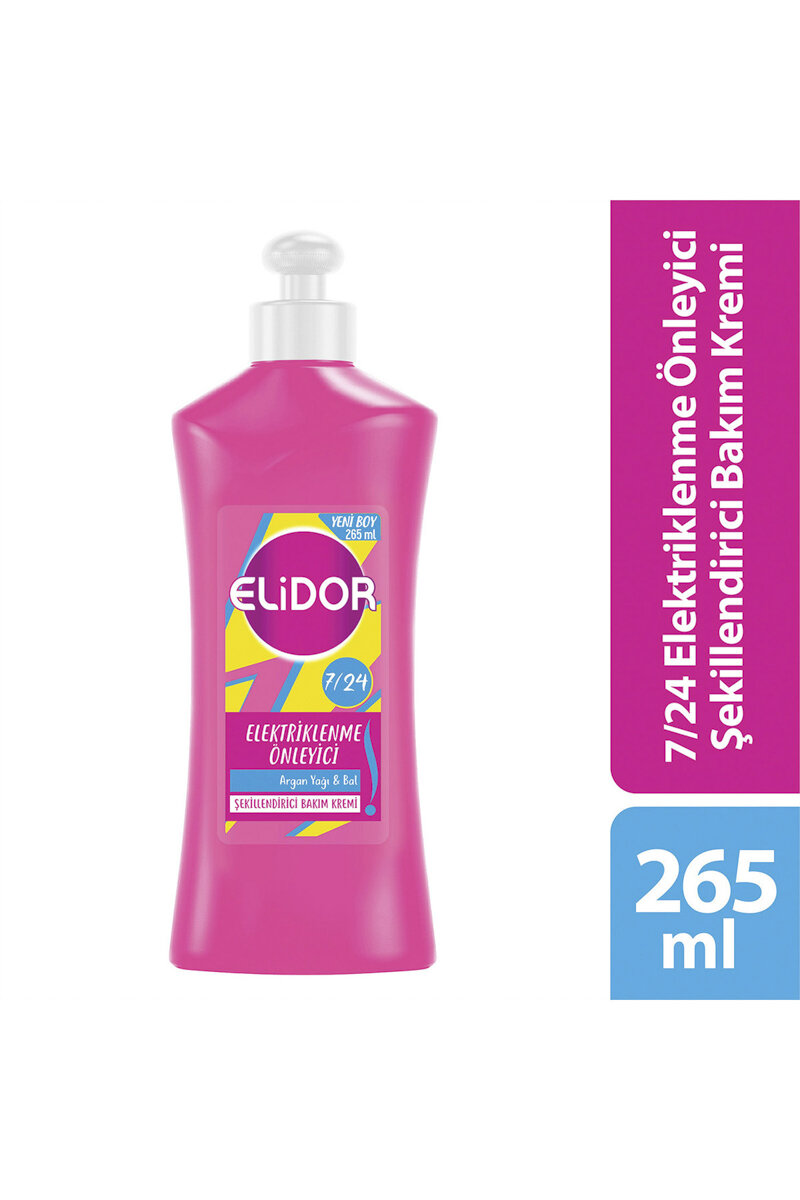 Elidor 7/24 Şekillendirici Bakım Kremi Elektriklenme Karşıtı 265ml