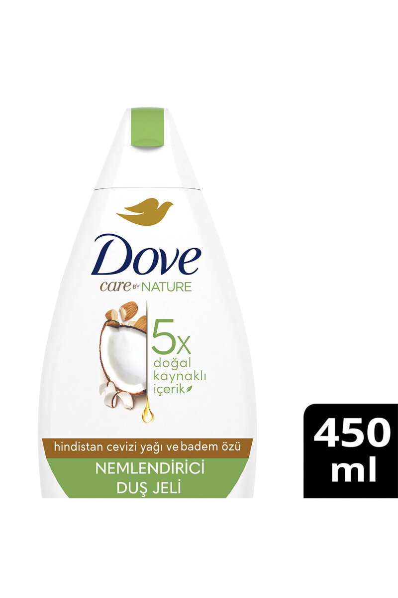 Dove Duş Jeli Hindistan Cevizi Yağı ve Badem Sütü 450 ml