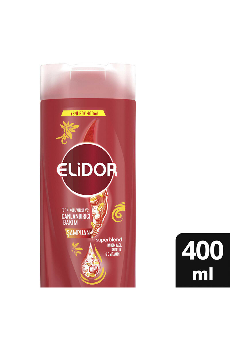 Elidor Renk Koruyucu ve Canlandırıcı Şampuan 400 ml