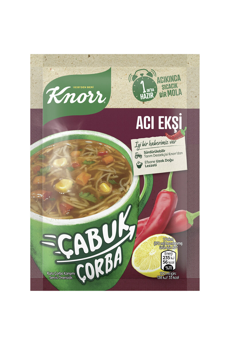 Knorr Çabuk Çorba Acı Ekşi 19 g