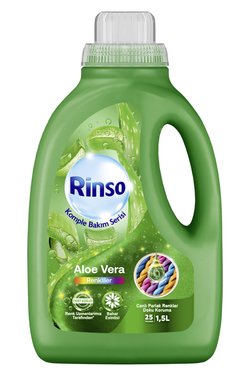 Rinso Sıvı Bakım Deterjanı Aloe Vera 25 Yıkama 1500 ml