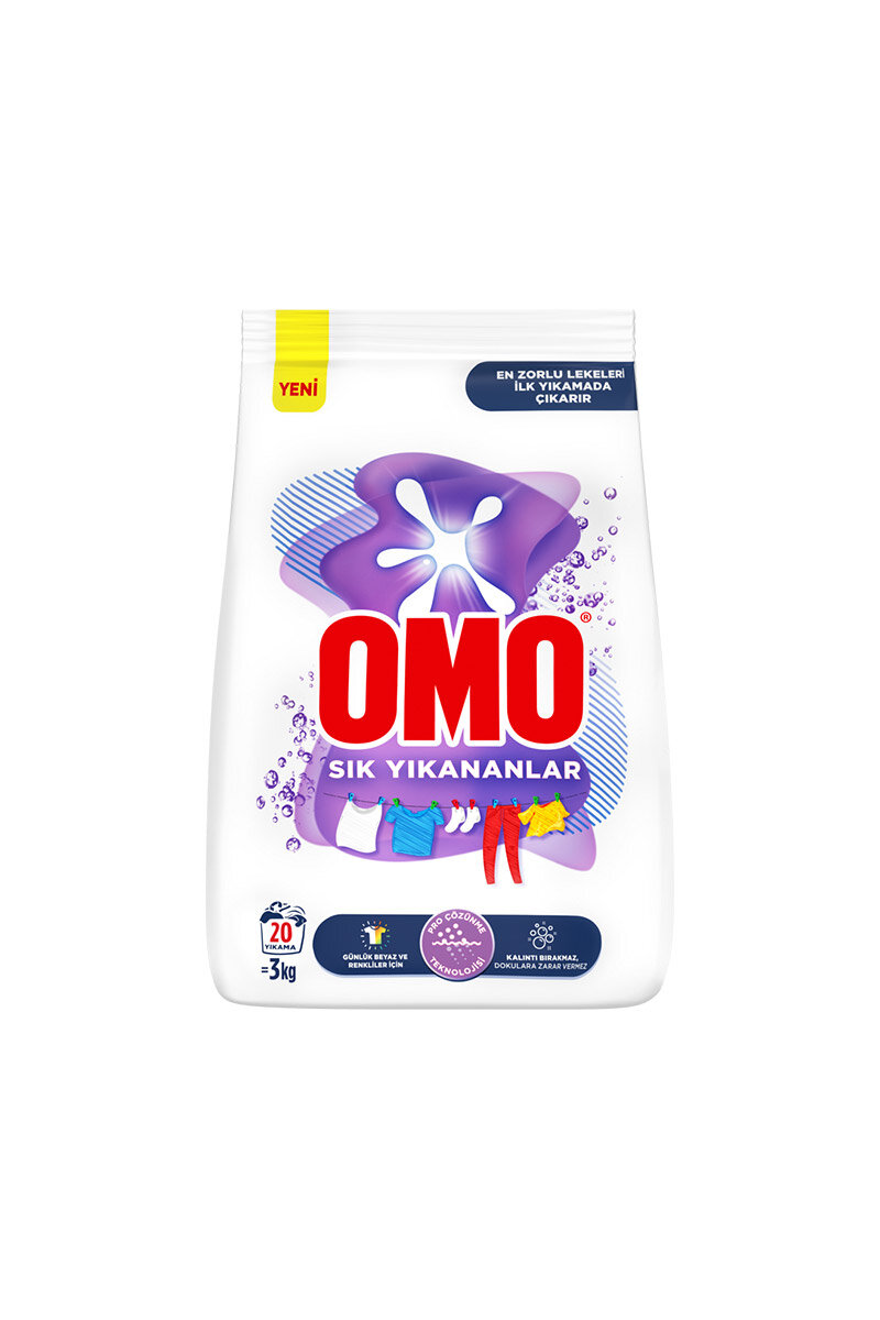 Omo Toz Deterjan 3 kg Sık Yıkananlar