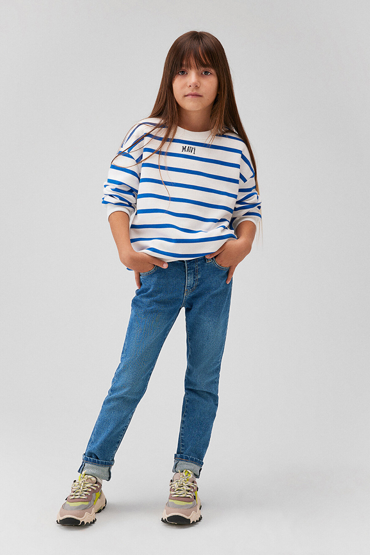Mavi Kız Çocuk Kot Pantolon M7010133-83814