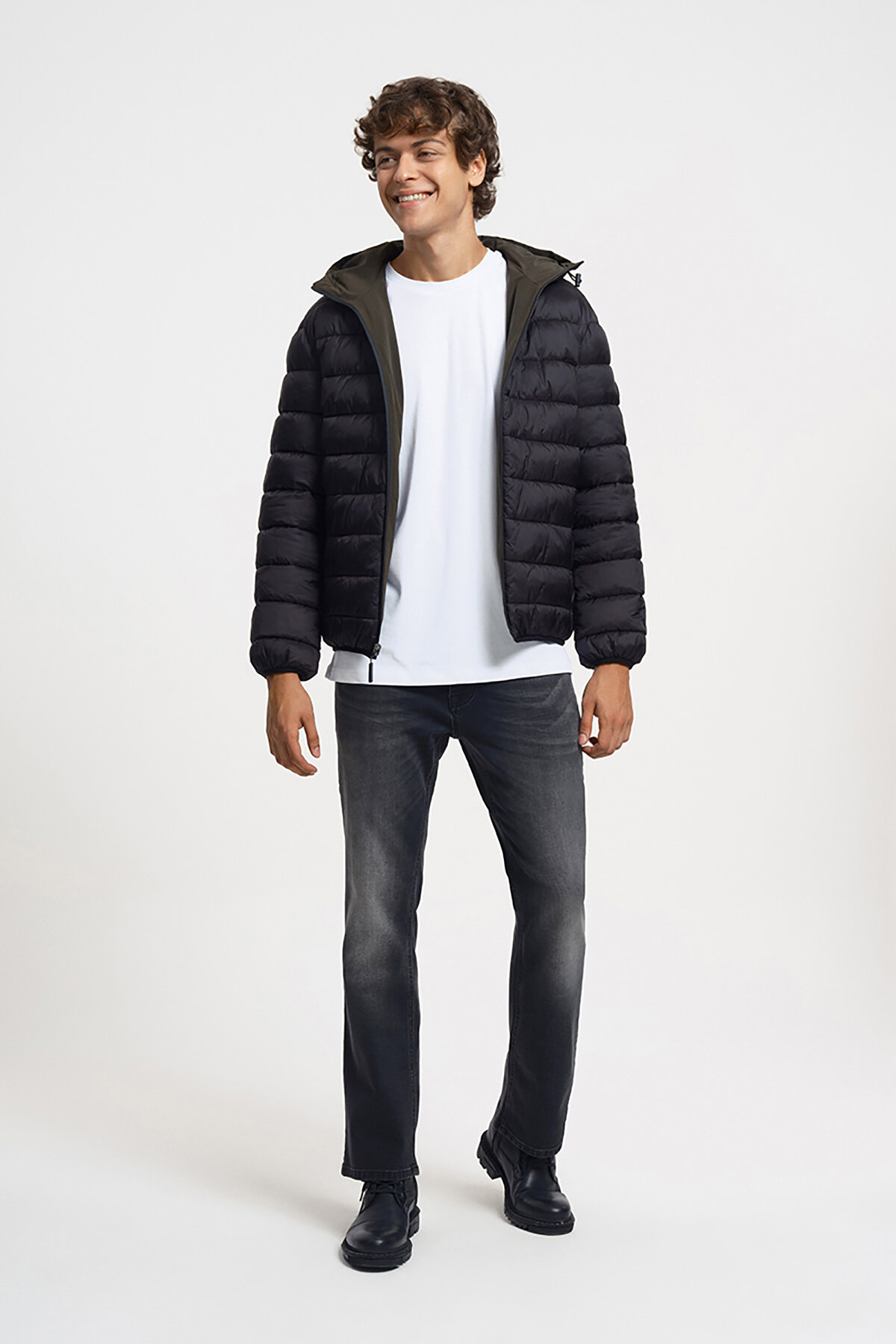 Loft Çift Taraflı Erkek Mont LF2033075 KHA