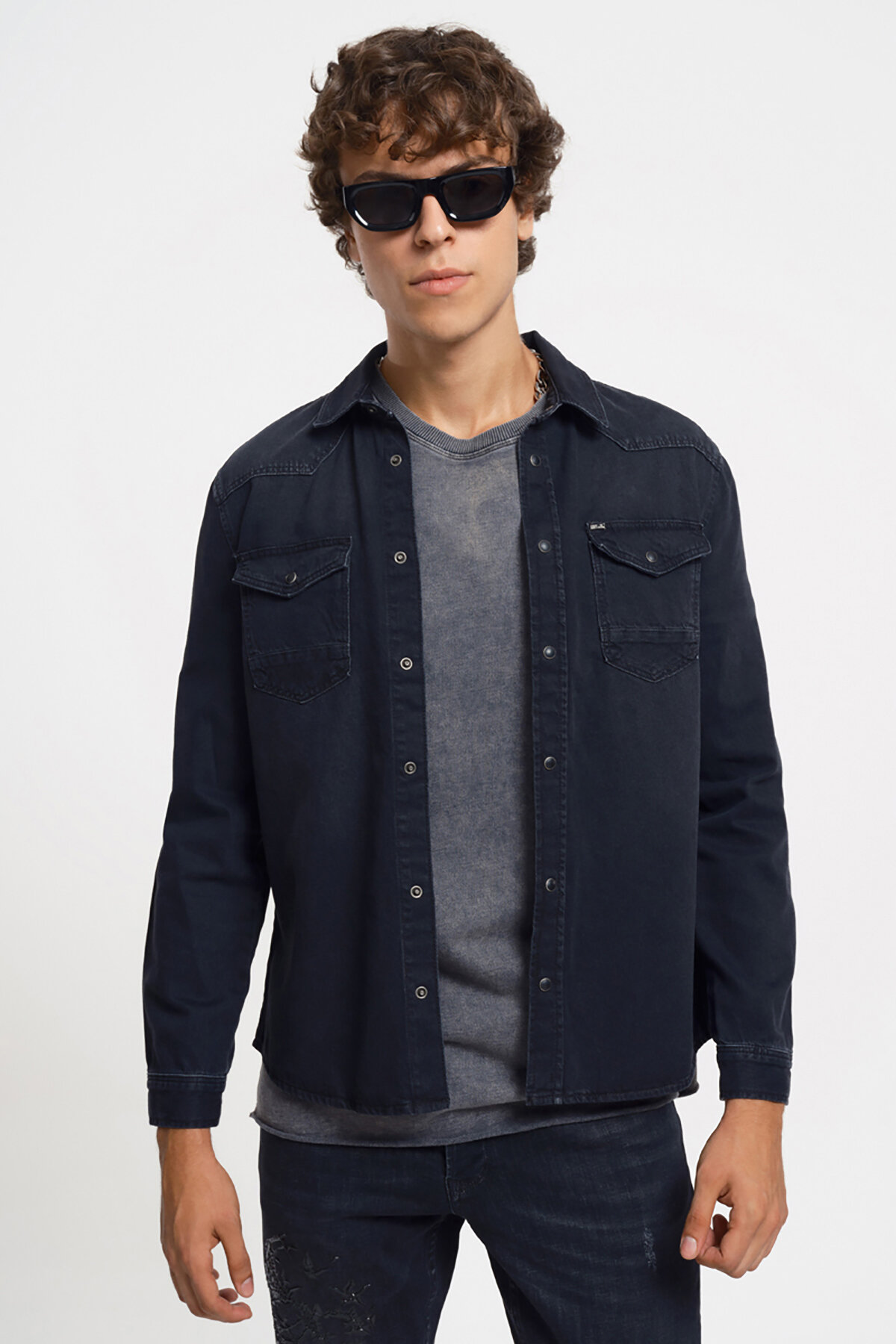 Loft Erkek Kot Gömlek LF2032754 DN11529