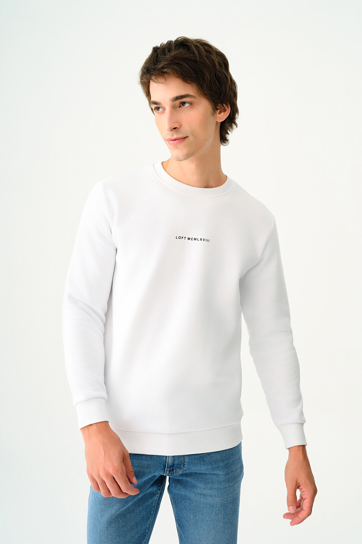 Loft Erkek Sweatshirt LF2034268 WHT