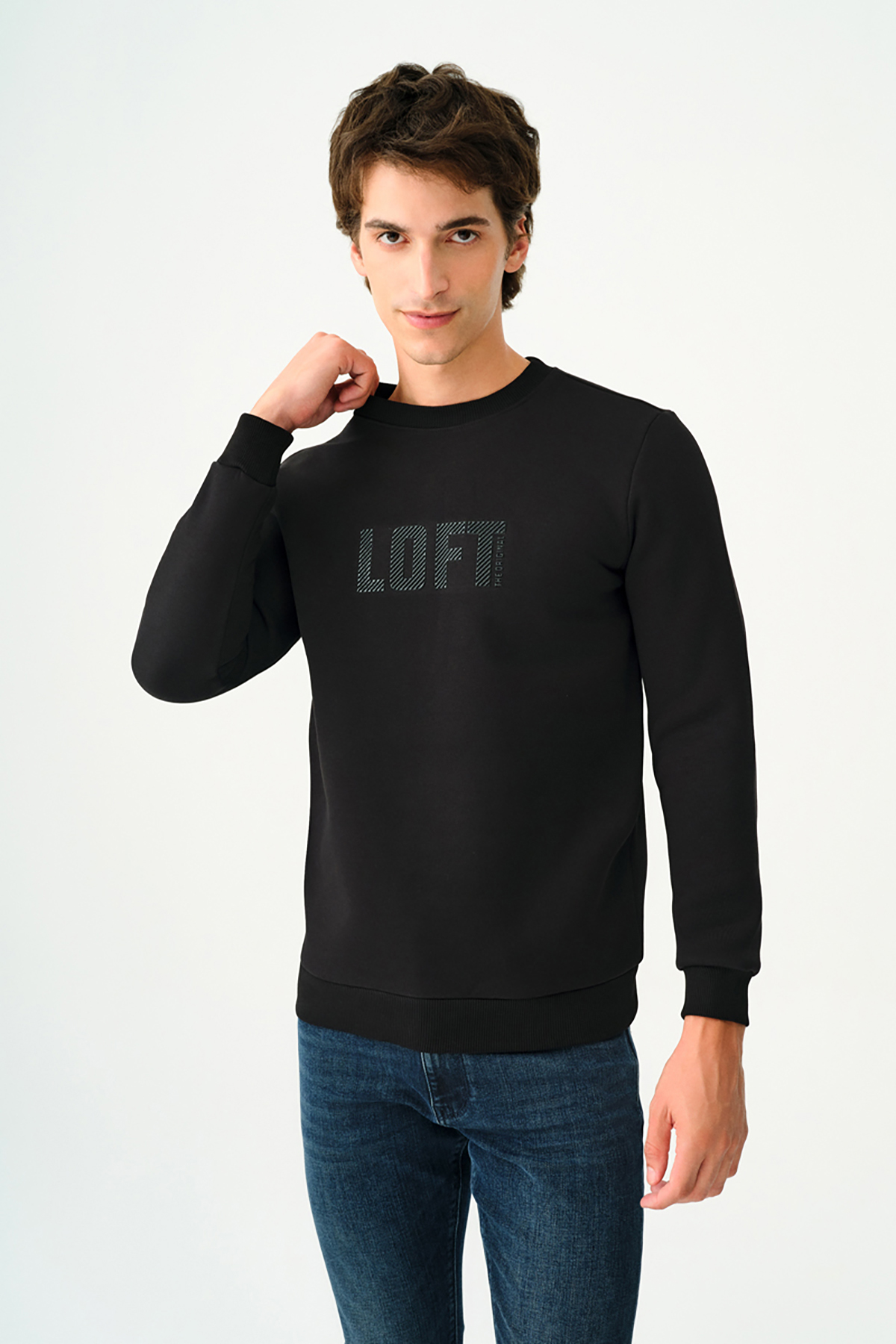 Loft Erkek Sweatshirt LF2037697 BBK