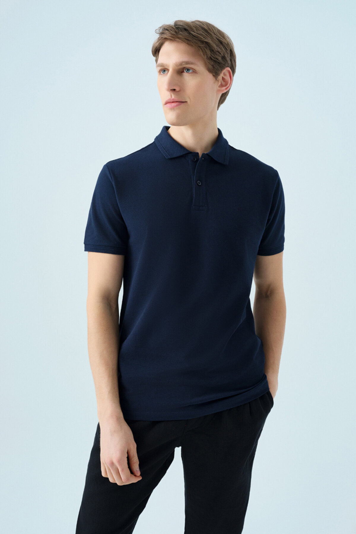 Loft Erkek Polo Yaka Tişört LF2035136 DNV