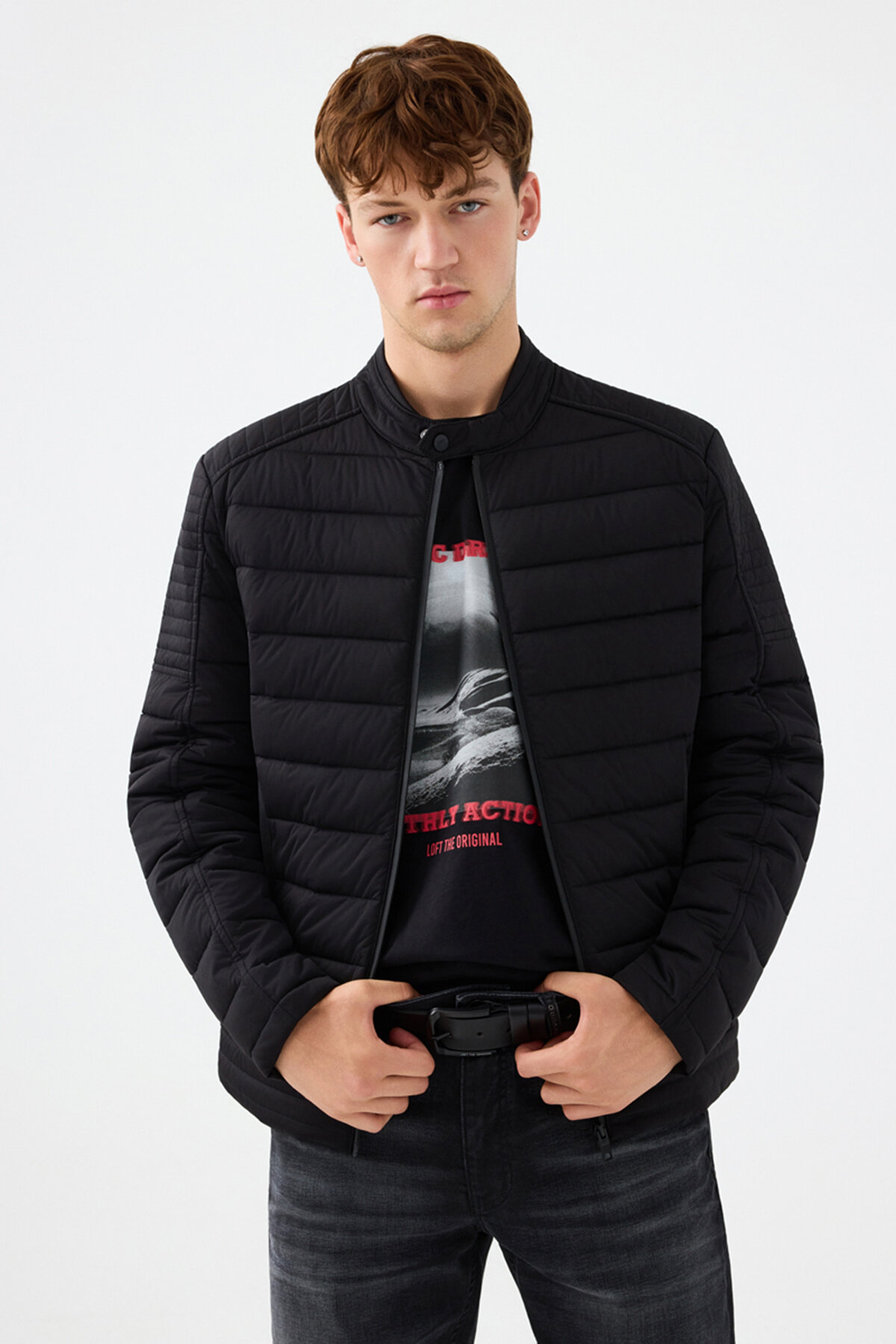 Loft Erkek Mont LF2040348 BLK