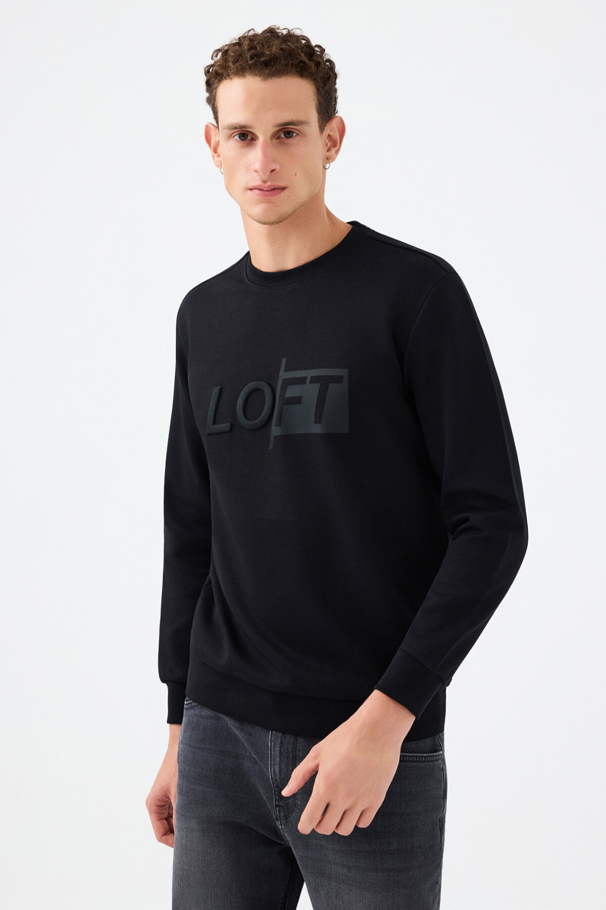 Loft Erkek Sweatshirt LF2041081 BLK