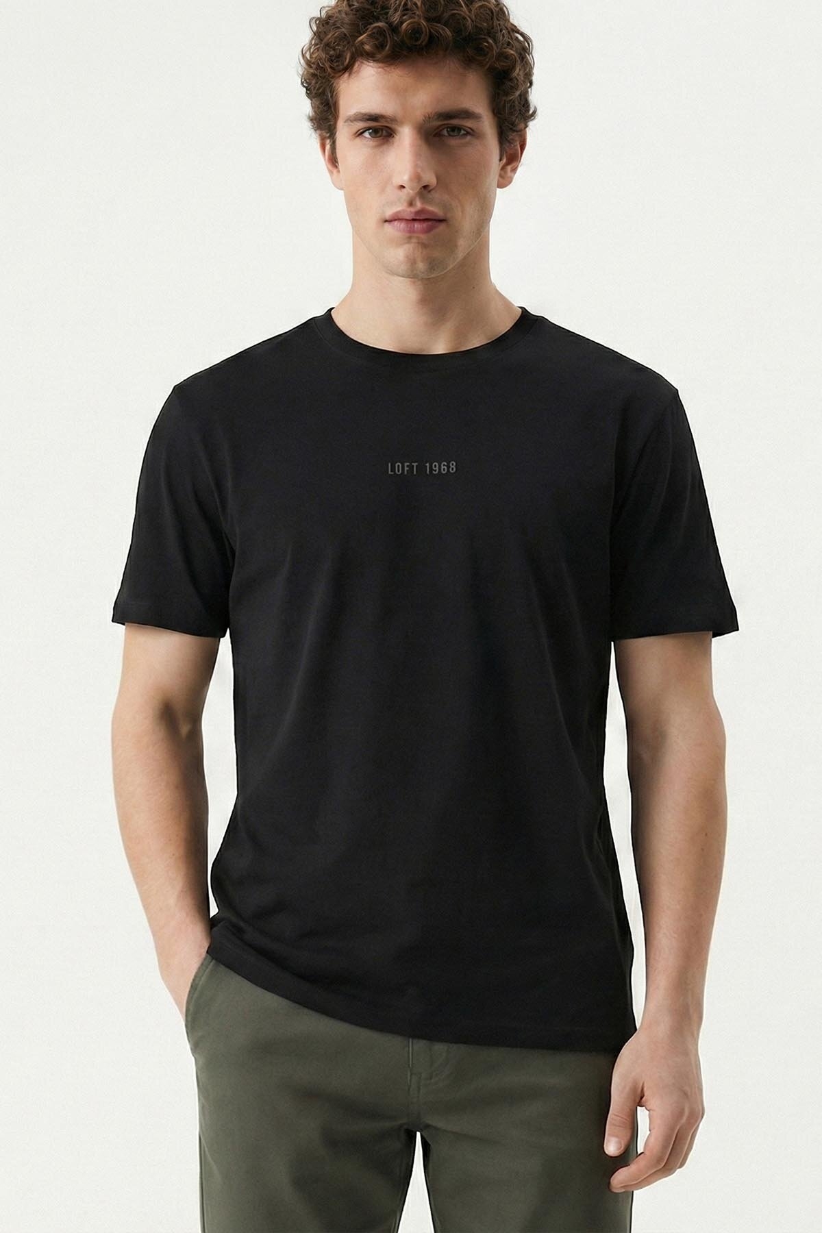 Loft Erkek Tişört LF2042271 BLK