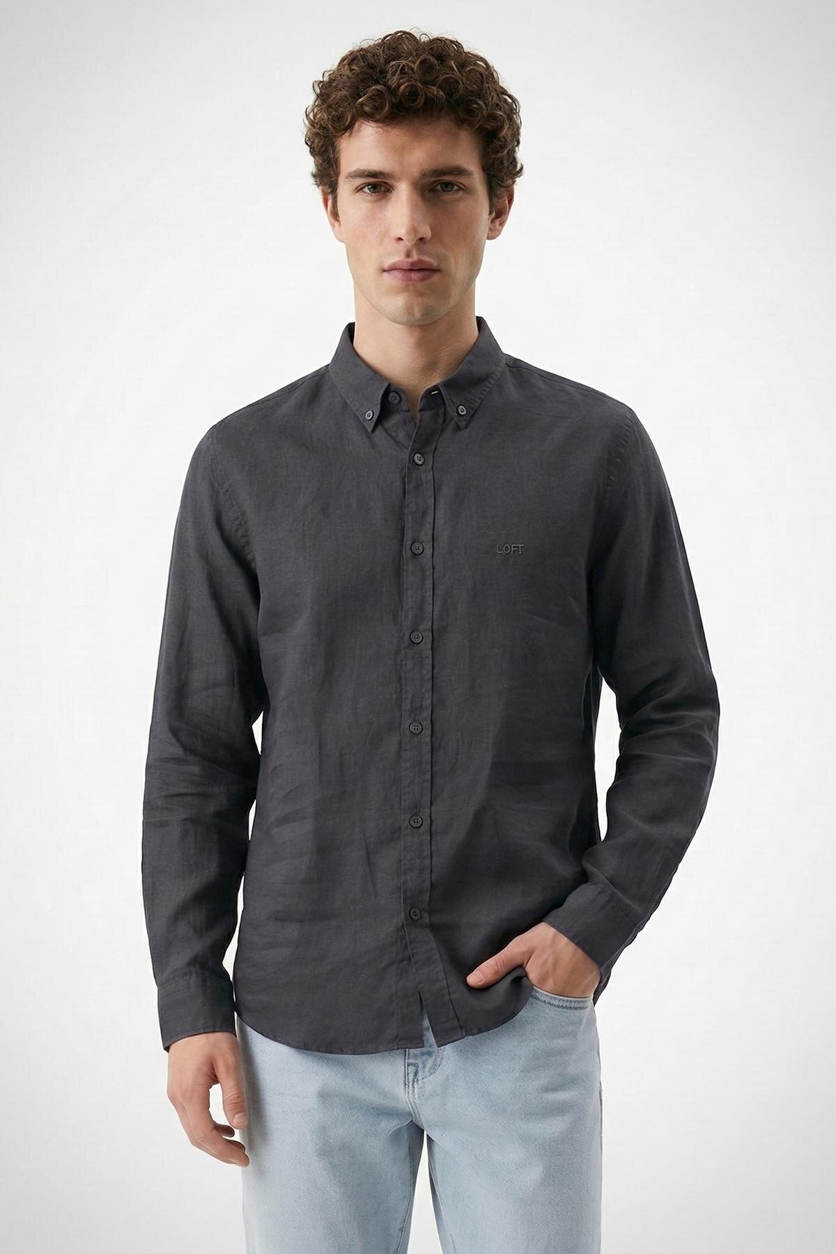 Loft Erkek Gömlek LF2042800 NAV