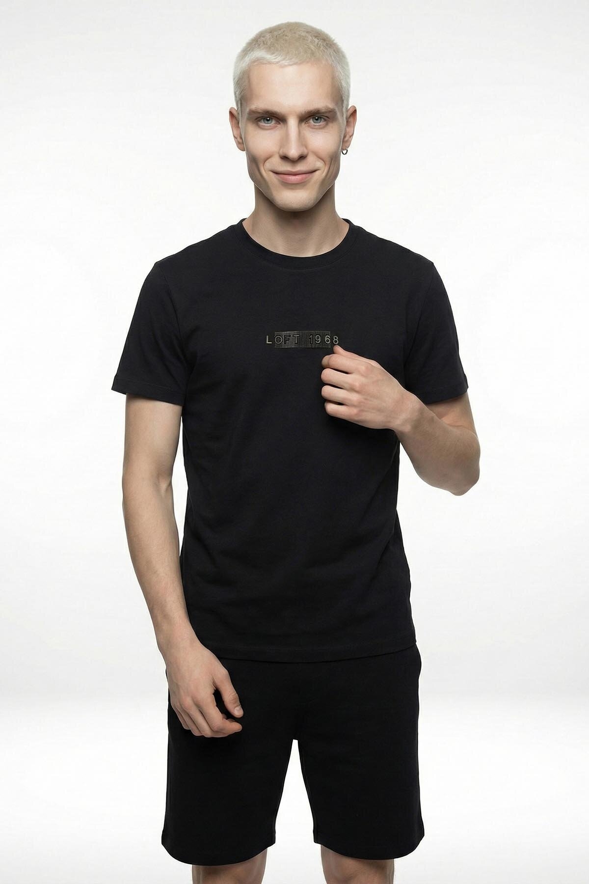 Loft Erkek Tişört LF2042340 BLK