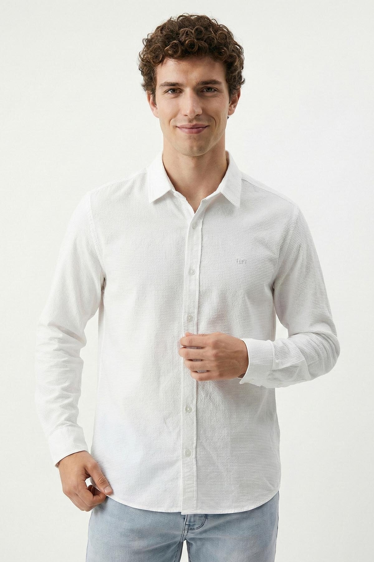Loft Erkek Gömlek LF2042170 WHT
