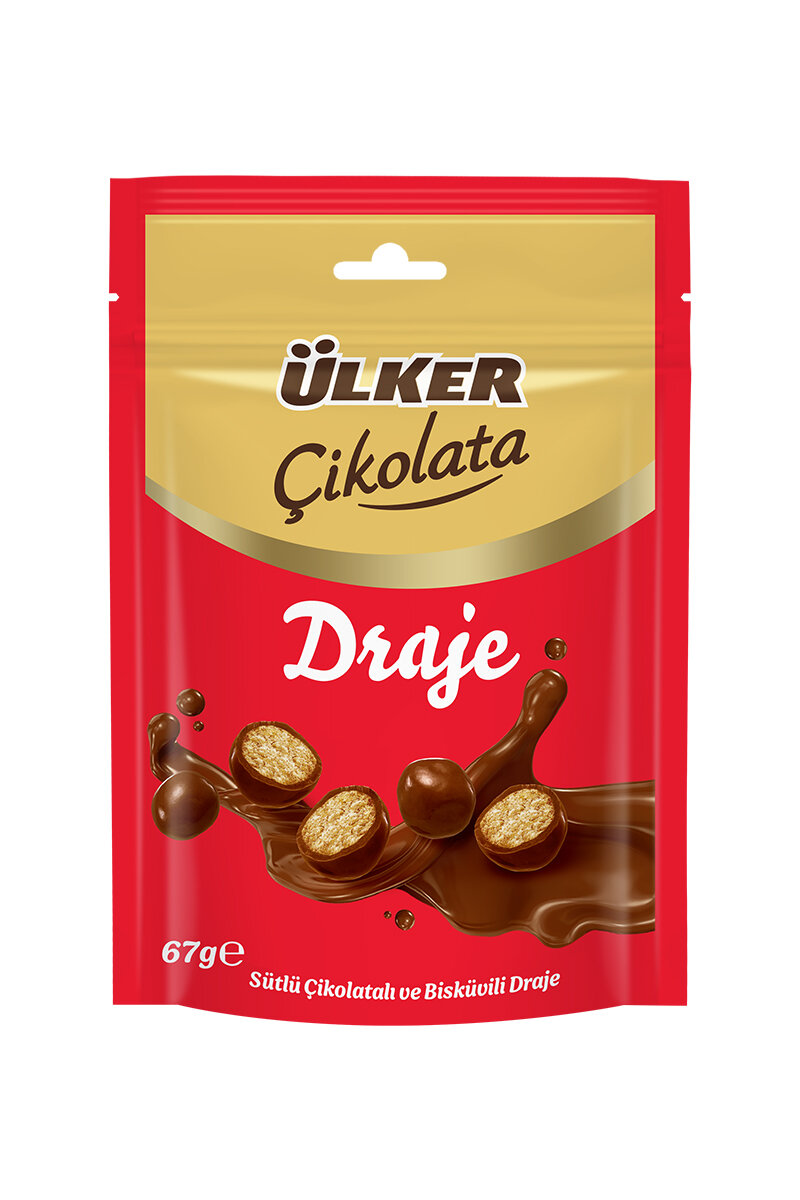 Ülker Çikolatalı Bisküvili Draje 67 G
