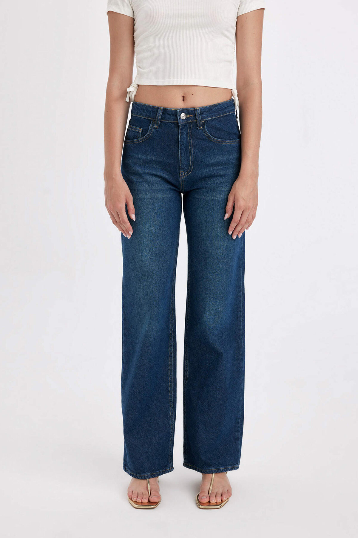 Defacto Kadın Kot Pantolon D4312AXTRAA