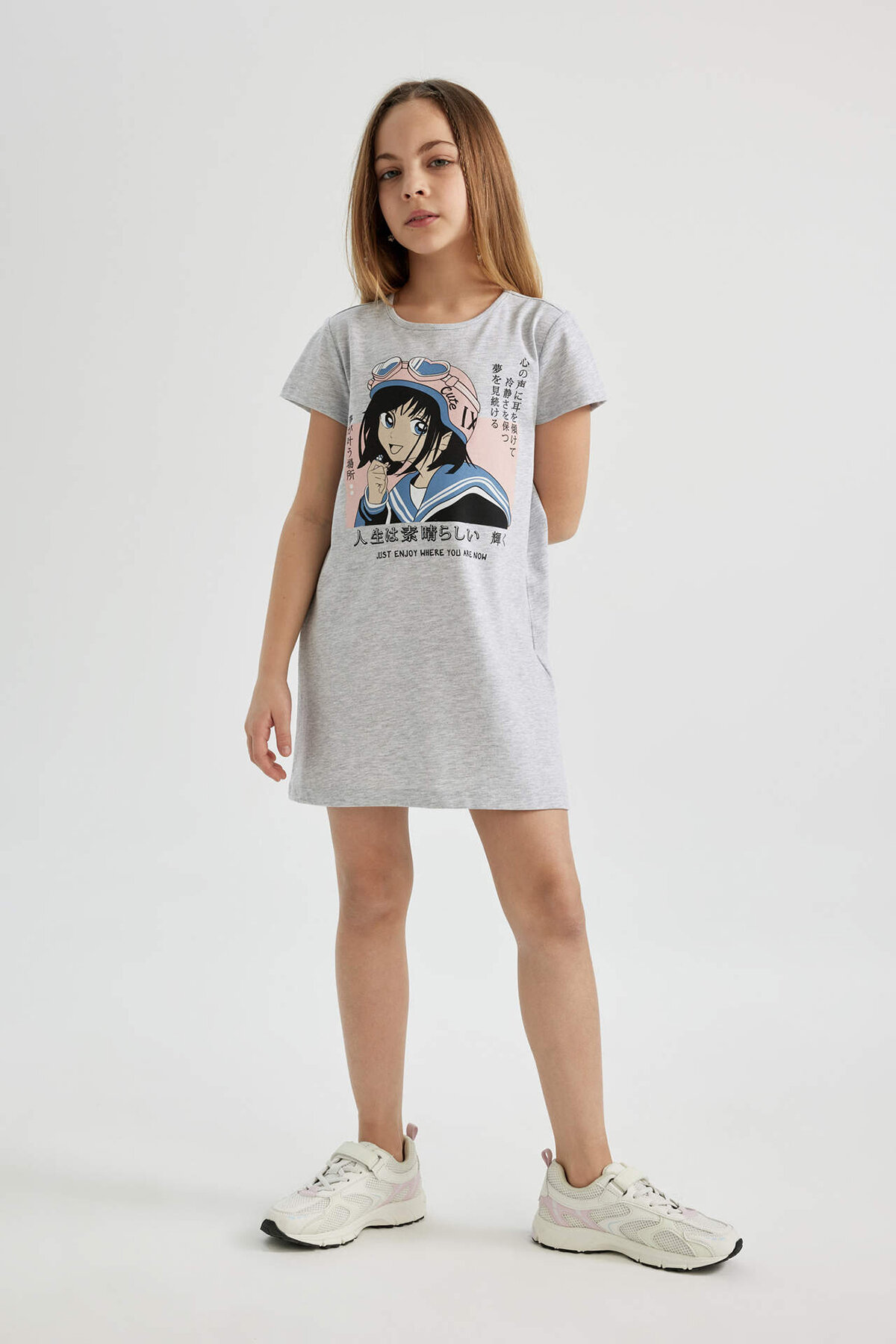 Defacto Kız Çocuk Elbise C6967A8TRAGRIMLNJ