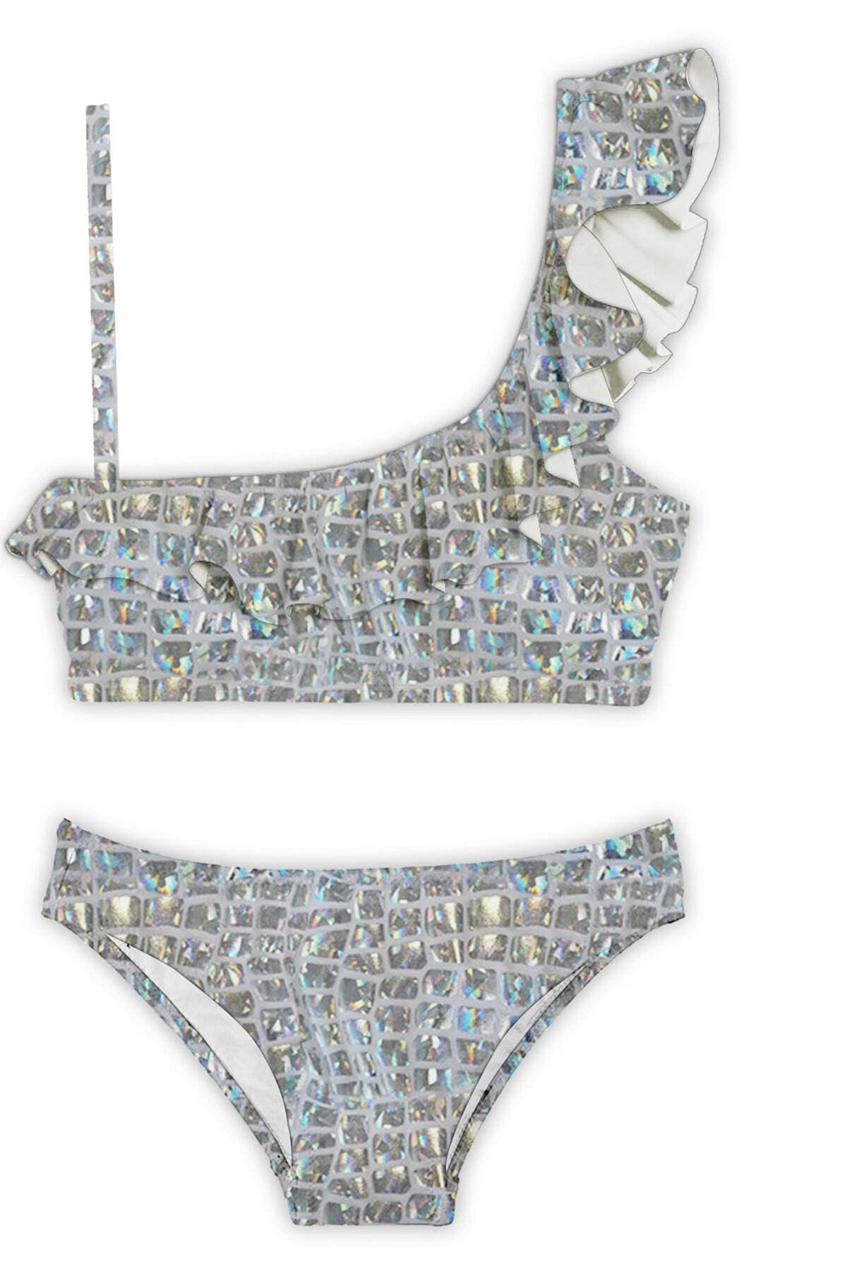 Slipstop Kız Çocuk Bikini Takım Silver Junior
