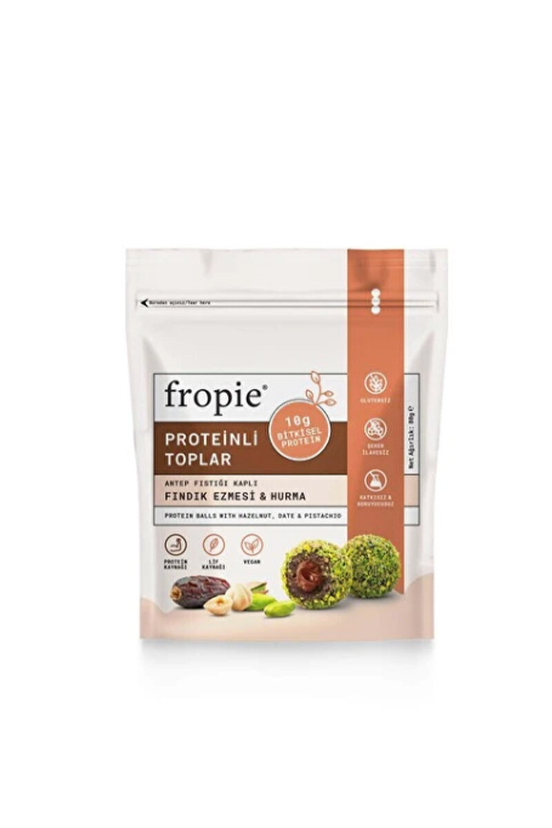 Fropie Fındık Ezmeli Protein Topları 80 g