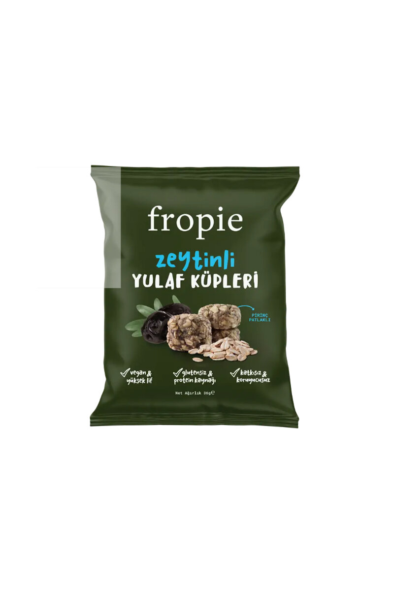 Fropie Glutensiz Zeytinli Yulaf Küpleri 36 g