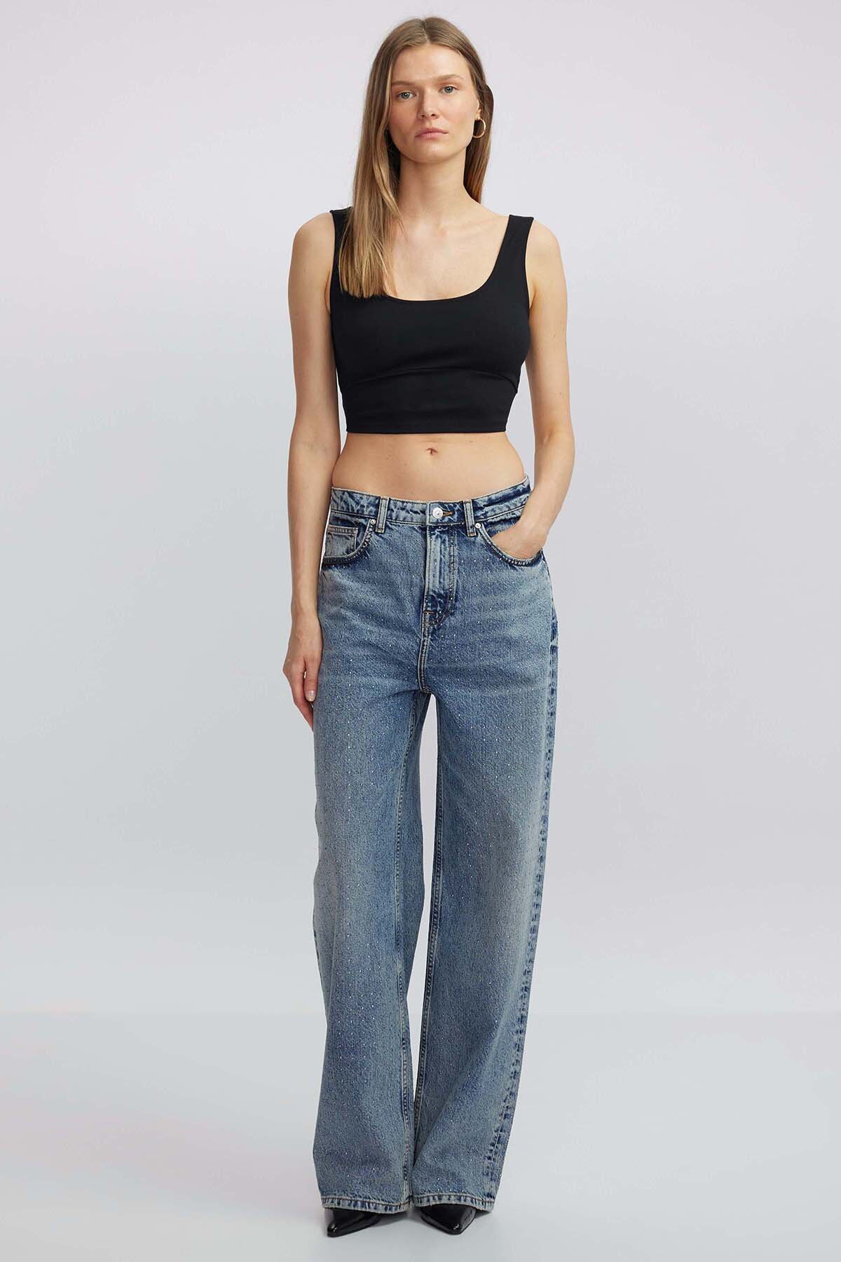 İpekyol Kadın Kot Pantolon IW6240018006