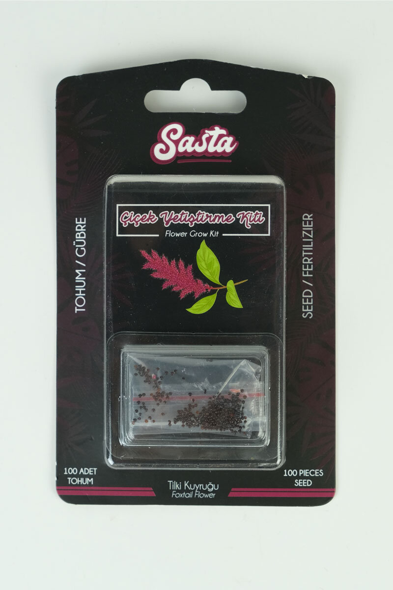 Sasta Çiçek Yetiştirme Kiti Tilki Kuyruğu