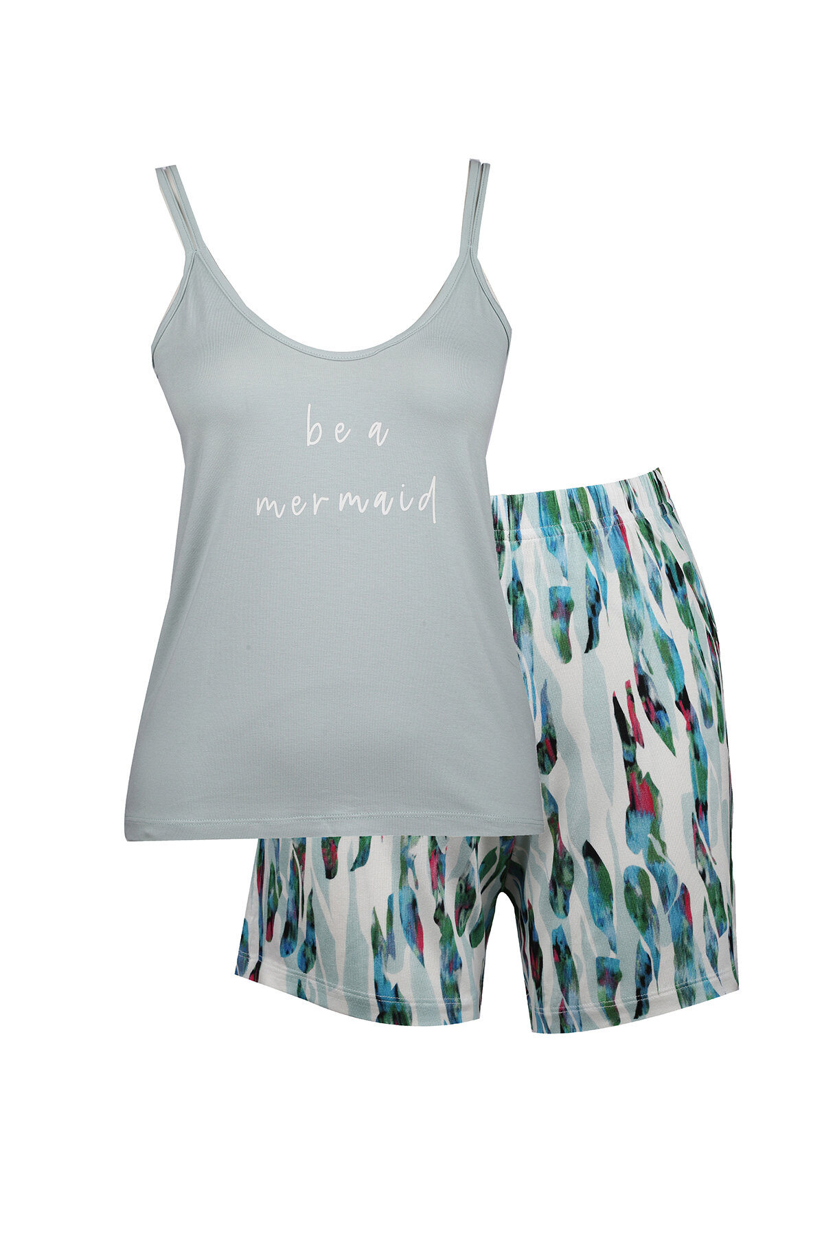 Eros Kadın Askılı Şort Takım ESK33582YSL