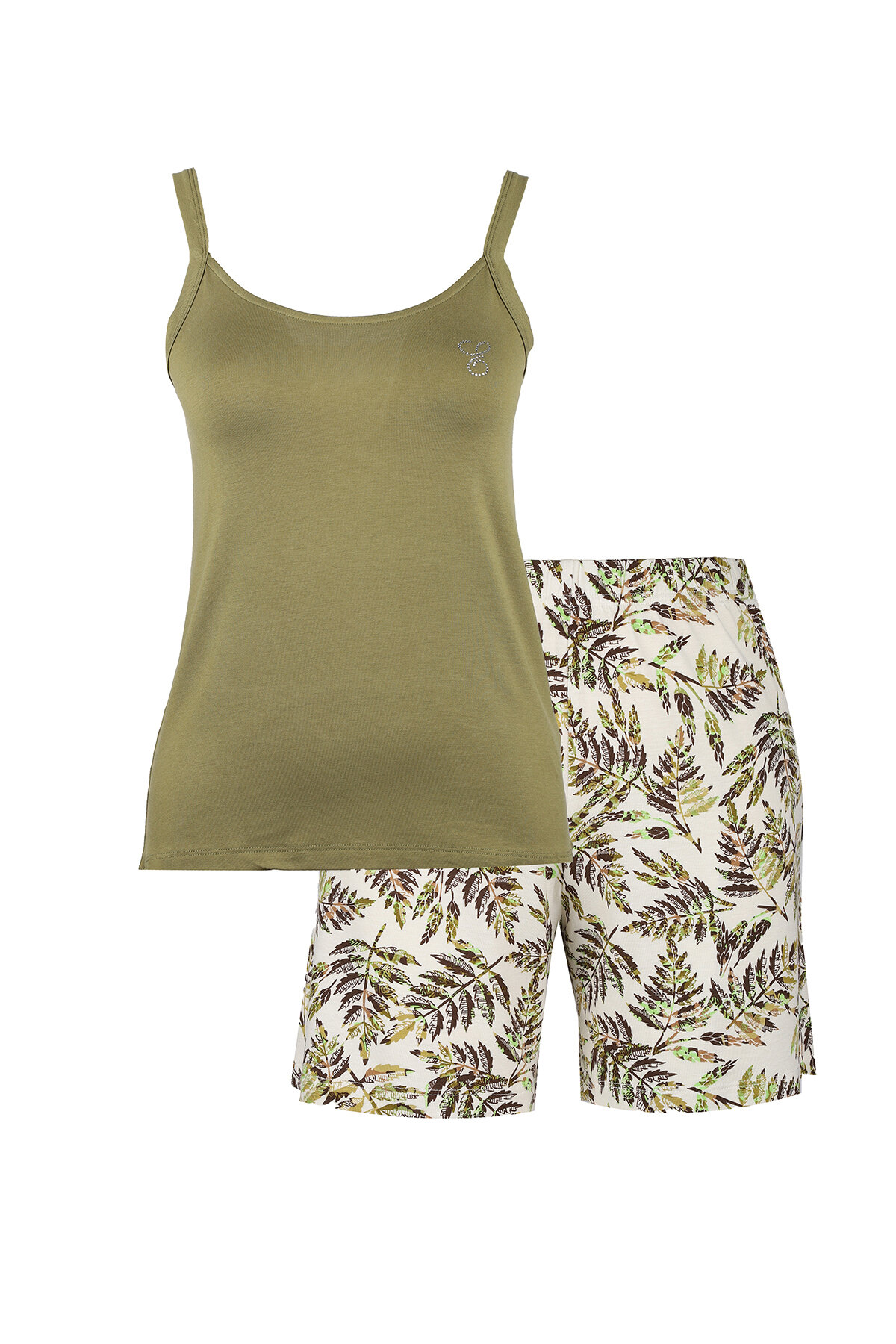 Eros Kadın Askılı Şort Takım ESK33592HKI